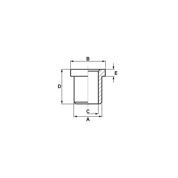 Coussinet 13x17x24x4 mm