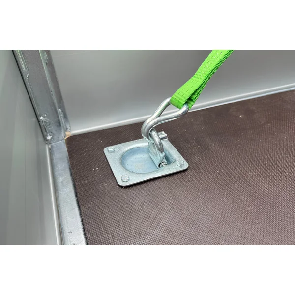 Creux d'arrimage escamotable Anneau d'arrimage simple 102x96 mm