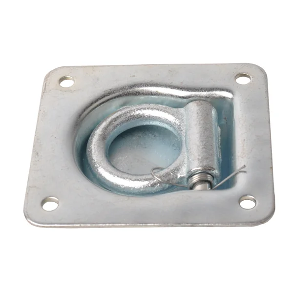 Creux d'arrimage escamotable Anneau d'arrimage simple 102x96 mm