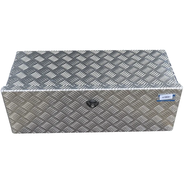 DE HAAN BOX O - 700x240x300 mm - boîte à timon aluminium étanche à l'eau et à la poussière - avec serrures Butterfly ou en T