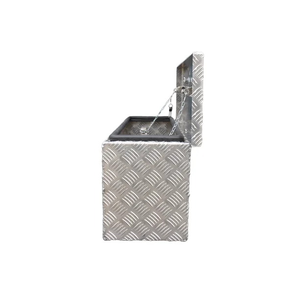 DE HAAN BOX O - 700x240x300 mm - boîte à timon aluminium étanche à l'eau et à la poussière - avec serrures Butterfly ou en T