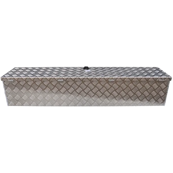 DE HAAN BOX OL - 1250x250x250 mm - boîte à timon en aluminium étanche à l'eau et à la poussière - avec serrures à papillon ou en T