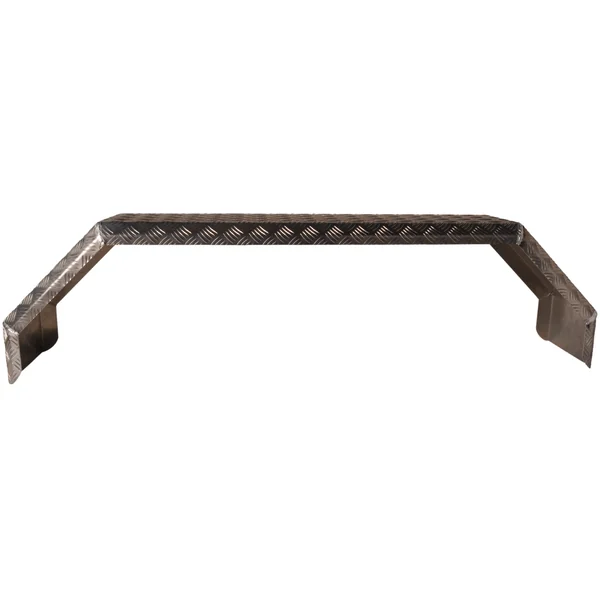 De Haan THMAQ 24150 - 1500x240x400 mm - garde boue Tandem en plaque d'aluminium striée