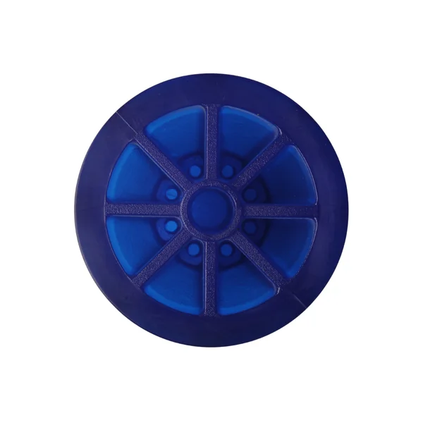 Diabolo bleu - 95x87 mm - diamètre du moyeu 14,5 mm