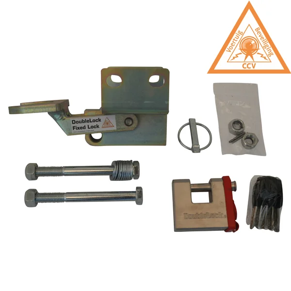 DoubleLock WAK35 Fixed Lock - Antivol de Tête approuvé par le SCM pour Boîtier d'attelage freinée