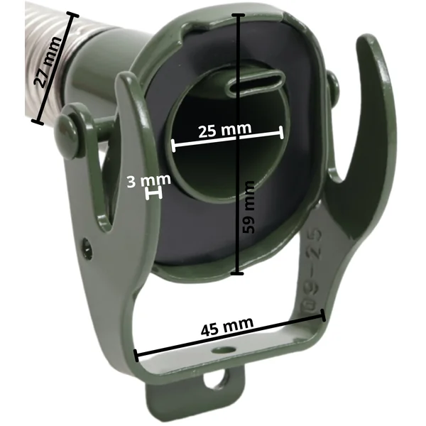 Douille métallique flexible - 20 mm - convient pour l'essence et les autres carburants