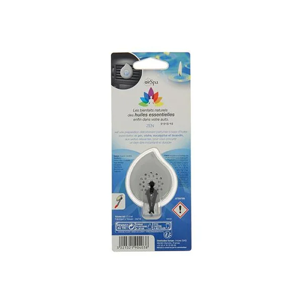 Désodorisant AIR SPA diffuseur à base d'huiles essentielles. Zen