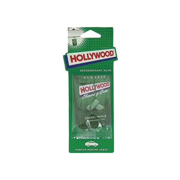 Désodorisant HOLLYWOOD carte parfumée Chlorophylle