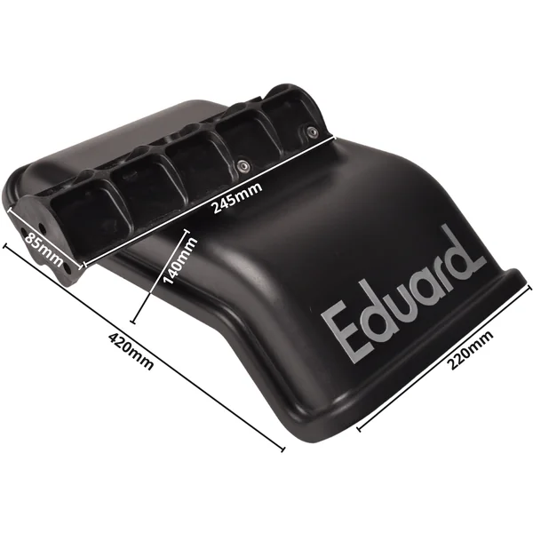 Eduard Garde boue droit avec support - 420x220x140 mm