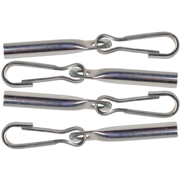 Extrémité de corde avec crochet pour corde et cordons (8 mm) 4 pièces
