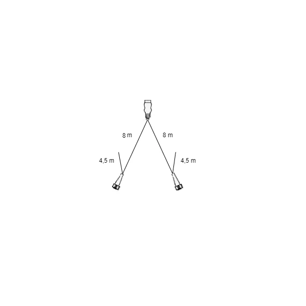 Faisceau de câble Aspöck - 8 mètres - 13 broches - 2x connecteur 8 broches - y compris les dérivations