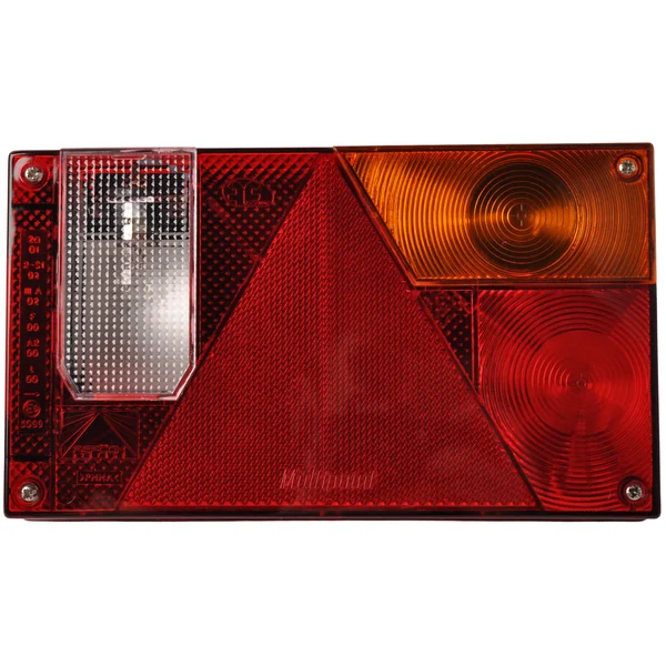 Feu arrière de remorque - Aspöck Multipoint 1 - droite - 24-5210-007 - connecteur 5 broches baïonnette - avec feu de recul