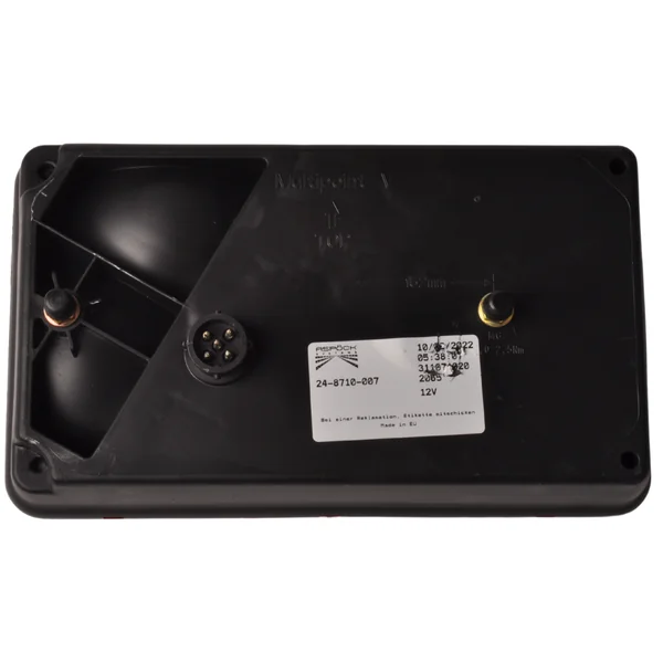 Feu arrière de remorque - Aspöck Multipoint 5 - droite - connecteur 5 broches baïonnette - avec feu de recul