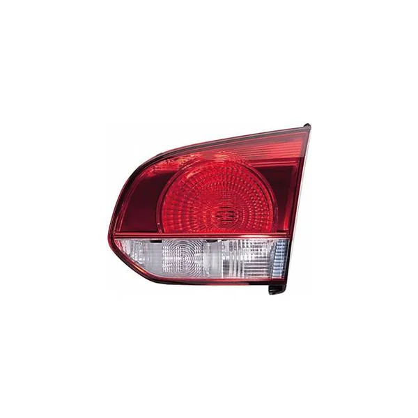 Feu arrière droit intérieur pour VOLKSWAGEN GOLF VI 2008-2012 rouge/blanc (type Hella) partie hayon