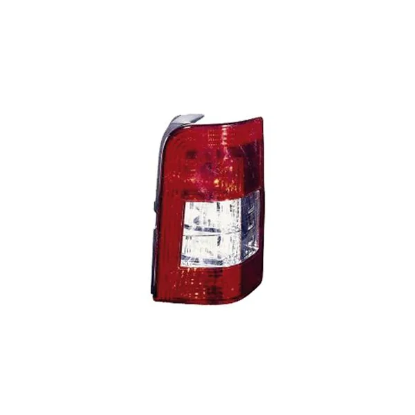 Feu arrière droit pour PEUGEOT PARTNER I phase 2, 2006-2008, rouge/blanc, (hayon), Neuf