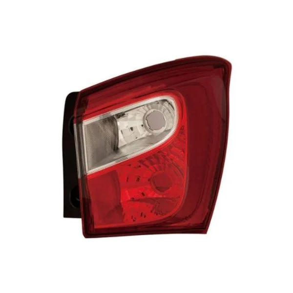 Feu arrière extérieur droit pour SUZUKI S-CROSS 2013-2016, blanc/rouge, Neuf