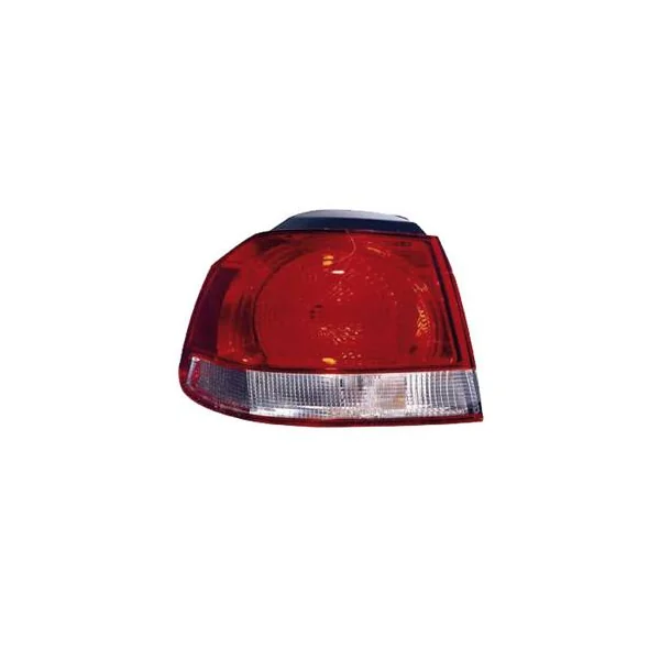 Feu arrière gauche extérieur pour VOLKSWAGEN GOLF VI 2008-2012 rouge/blanc (type Hella) partie aile