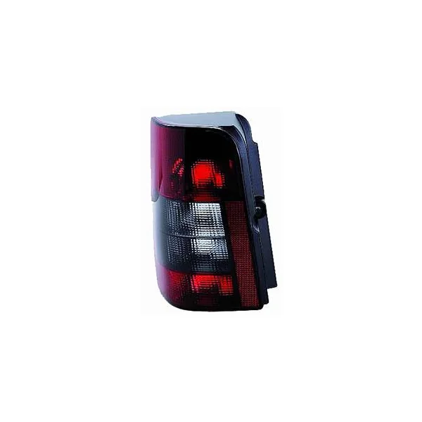Feu arrière gauche pour CITROËN BERLINGO I phase 2, 2002-2005, rouge fumé, (hayon), Neuf