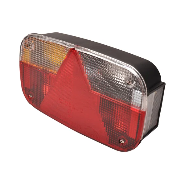 Feu arrière Multipoint 3 gauche 8 pôles - 244x138x60 mm - avec Prises Aspöck