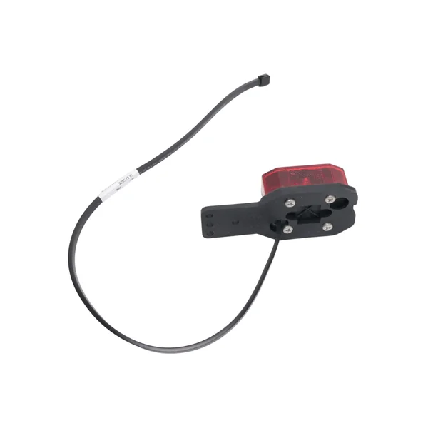 Feu de gabarit Aspöck Flexipoint droit - rouge/blanc sur support en caoutchouc avec câble de 50 cm