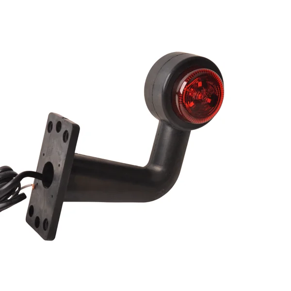 feu de gabarit à LED angle droit rouge/blanc - droite