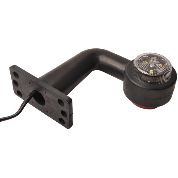 feu de gabarit à LED angle droit rouge/blanc - droite