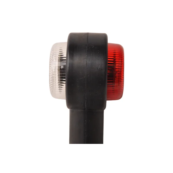 feu de gabarit à LED angle droit rouge/blanc - droite