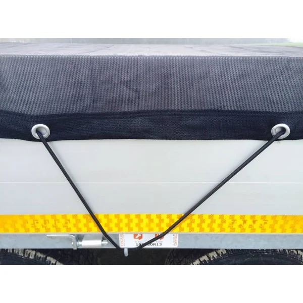 Filet de remorque - 250x150 cm - élastique tout autour - résistant aux UV - fin maillé