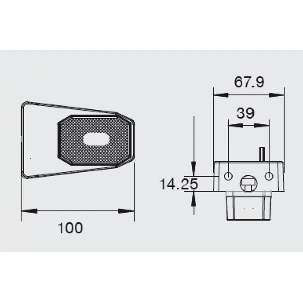 Flexipoint 50 cm câble DC sur support