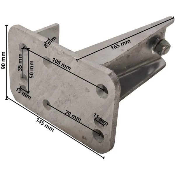Frein à inertie pour remorque Console de roue de support 161S, 251S et 251G