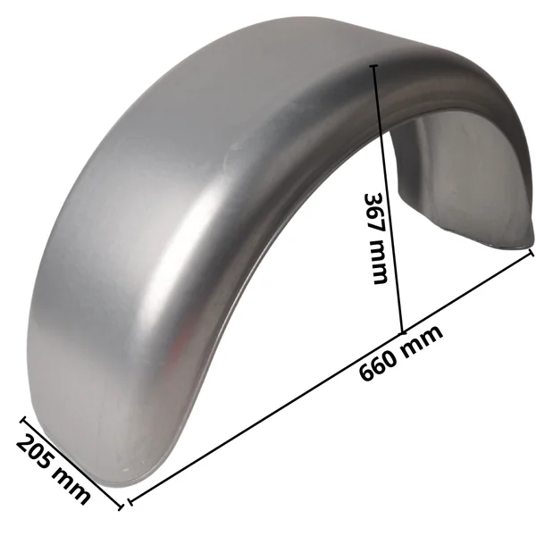 Garde boue 13 pouces - 660x205x367 mm