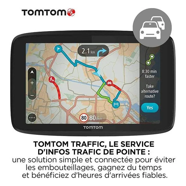 GPS TOMTOM GO ESSENTIAL 6" EUROPE 49 PAYS WIFI - TOMTOM