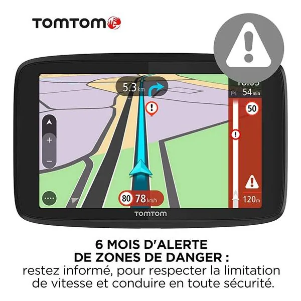 GPS TOMTOM GO ESSENTIAL 6" EUROPE 49 PAYS WIFI - TOMTOM