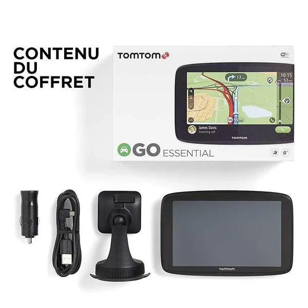 GPS TOMTOM GO ESSENTIAL 6" EUROPE 49 PAYS WIFI - TOMTOM