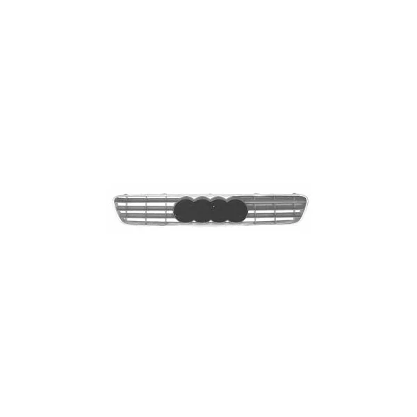 Grille de calandre centrale pour AUDI A3 I phase 1, 1996-2000, noire, (sans logo) pare chocs avant