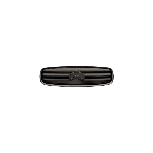 Grille de calandre supérieure pour CITROËN C2 phase 2, 2008-2010 contour noir, fermée, (sans logo)