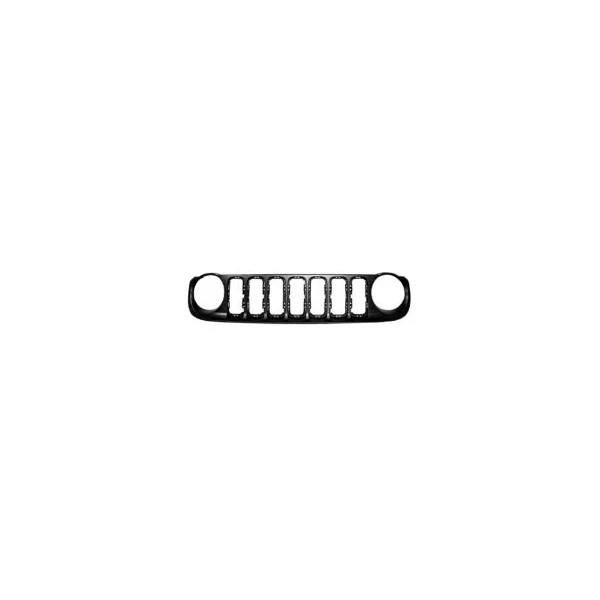 Grille de radiateur supérieur pour JEEP RENEGADE phase 1, 2014-2018, Noir, Neuve