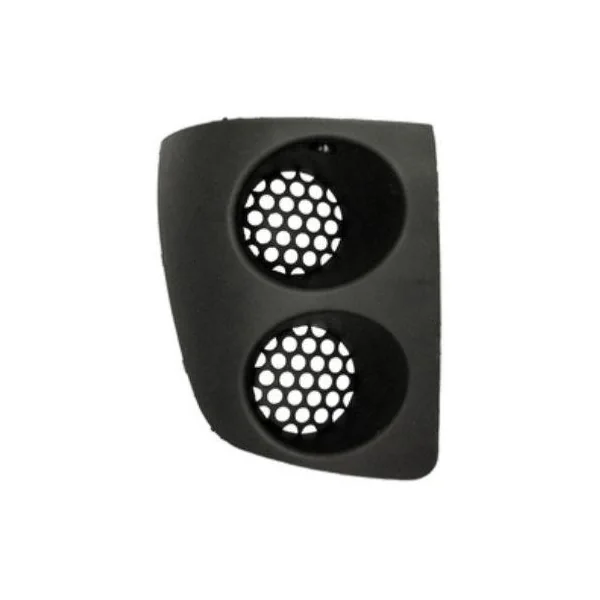 Grille droite de pare-chocs avant pour FIAT STRADA 2005-2011, noire gaufrée, mod. STRADA TREKKING, Neuve