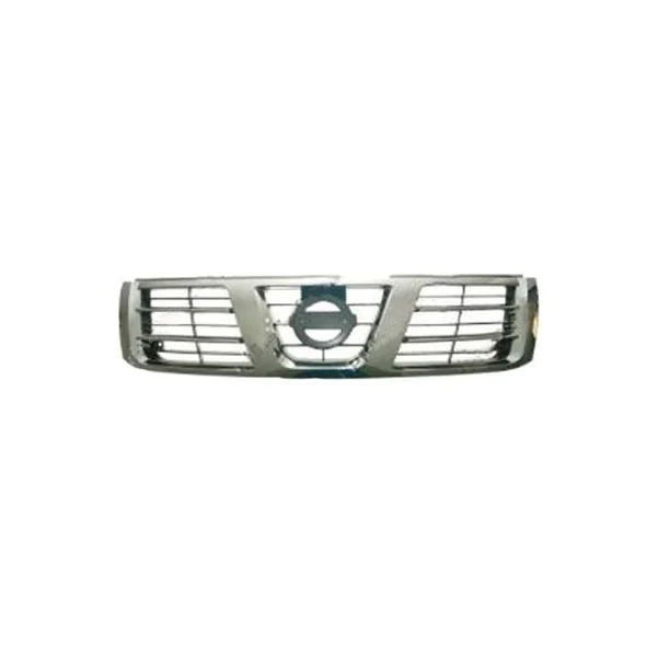 Grille radiateur centrale pour NISSAN PATROL GR 2003-2005, Chromé/Noir, Neuve