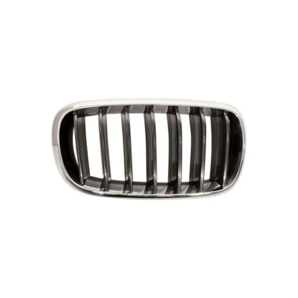 Grille radiateur droite pour BMW X5 F15 2014-2018, chromée/noire, mod. BASIS, Neuve