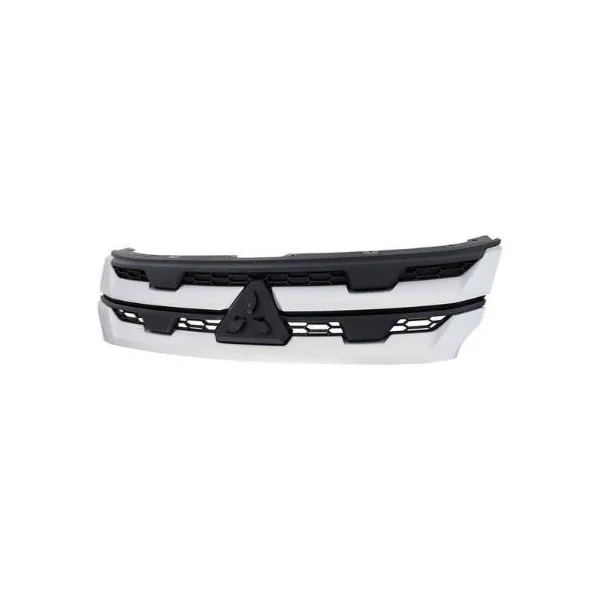 Grille radiateur pour MITSUBISHI ASX 2019-2023, noire, avec moulure grise/argentée, Neuve