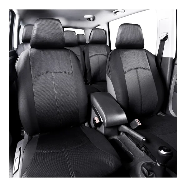 Housses de siege auto Milos - Spécial Monospaces - 7 Sièges - Noir