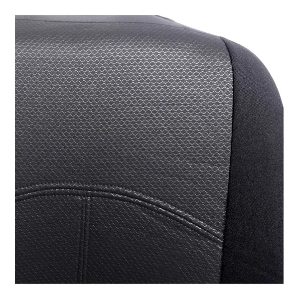 Housses de siege auto Milos - Spécial Monospaces - 7 Sièges - Noir
