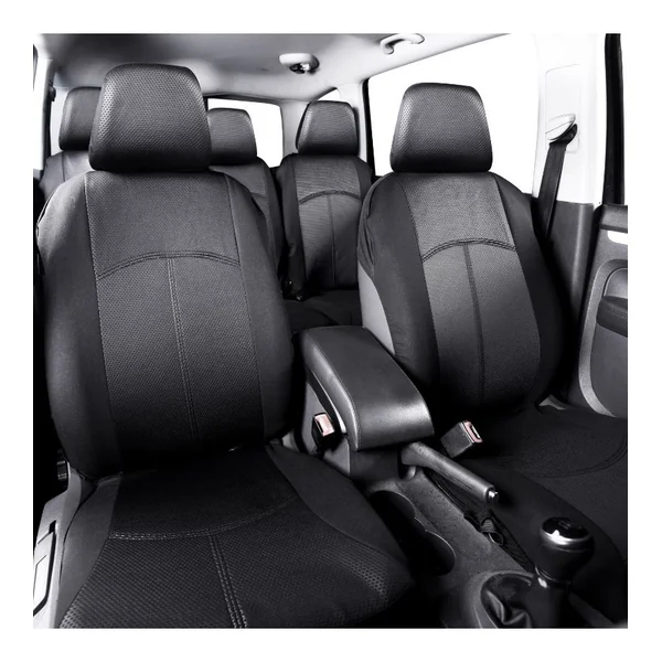 Housses de siege auto - Spécial Monospaces - 5 Sièges - Noir