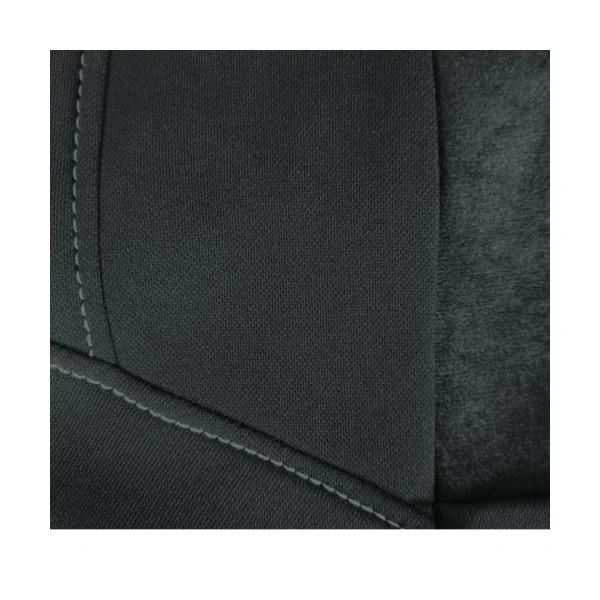 Housses de sièges CUSTOMAGIC Trinidad Noir/Piqûres Blanches Taille 5