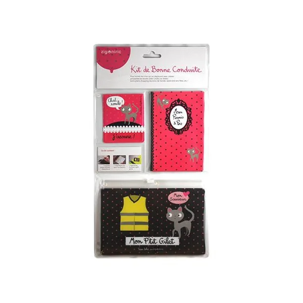 KIT DE "BONNE" CONDUITE GILET PETITE MINETTE