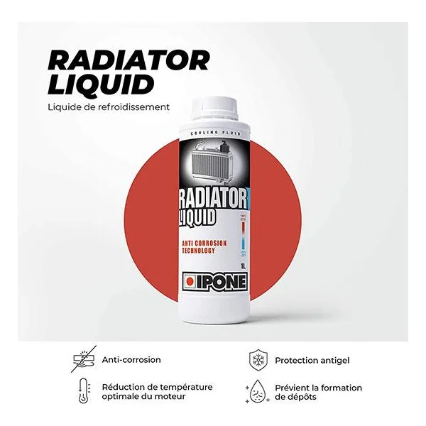 Liquide de refroidissement RADIATOR LIQUID 1L - IPONE