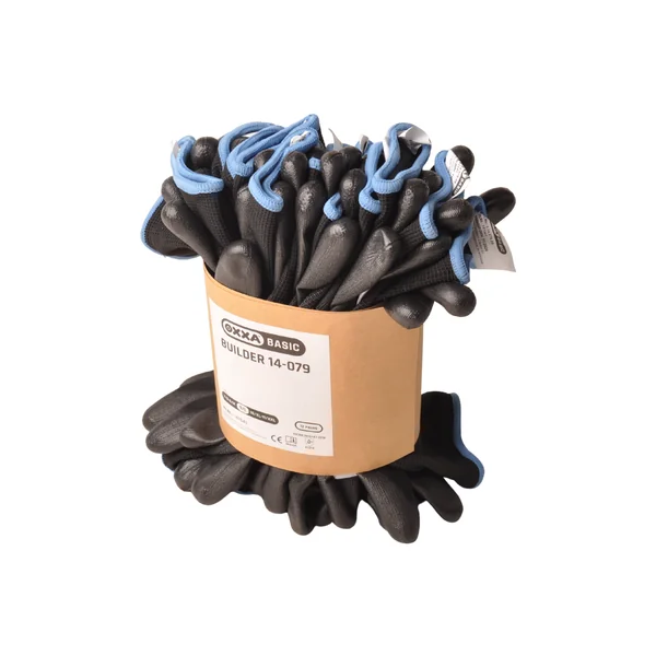 Lot de 12 gants de préhension PU-Flex avec dos aéré