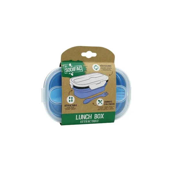 Lunch Box rétractable - Bleu - 800 ml