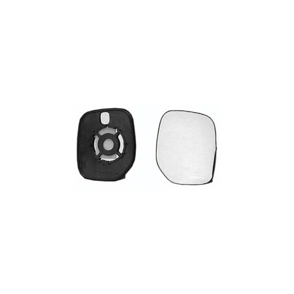 Miroir Glace rétroviseur droit pour CITROËN BERLINGO I phase 2, 2002-2008, dégivrant, à clipser